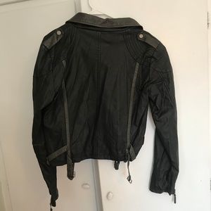 Faux Leather Jacket